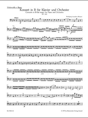 Concerto for Piano and Orchestra no. 15 in B-flat major K. 450