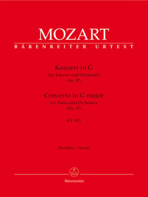 Concerto for Piano and Orchestra no. 17 in G major K. 453
