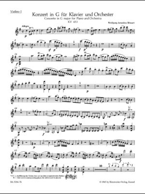 Concerto for Piano and Orchestra no. 17 in G major K. 453