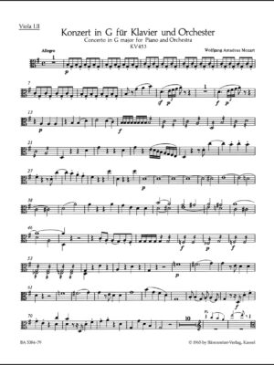 Concerto for Piano and Orchestra no. 17 in G major K. 453