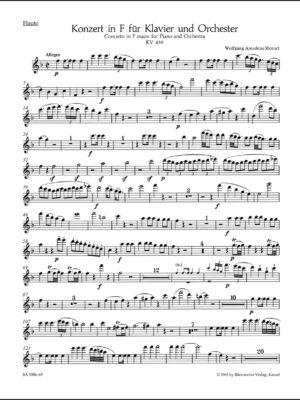Concerto for Piano and Orchestra no. 19 in F major K. 459