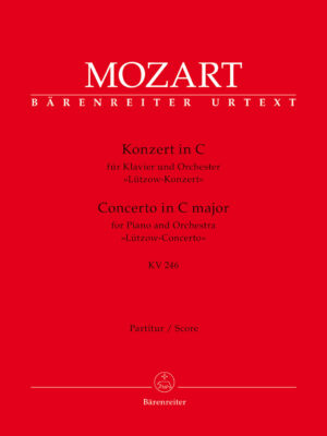 Concerto for Piano and Orchestra no. 8 in C major K. 246 "Lützow Concerto"