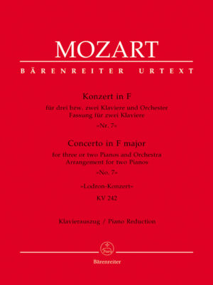 Concerto for three or two Pianos and Orchestra no. 7 in F major K. 242 "Lodron Concerto"