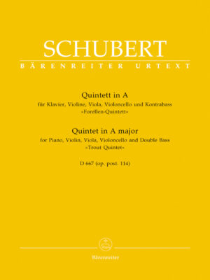 Quintet for Piano, Violin, Viola, Violoncello and Double Bass in A major op. post.114 D 667 "Trout Quintet"