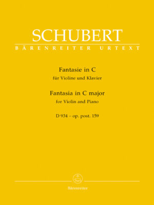 Fantasia for Violin and Piano in C major op. post. 159 D 934