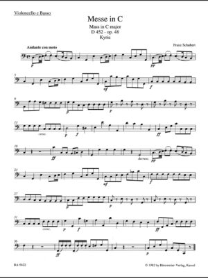 Mass in C major op. 48 D 452