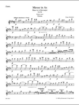 Mass in A-flat major D 678