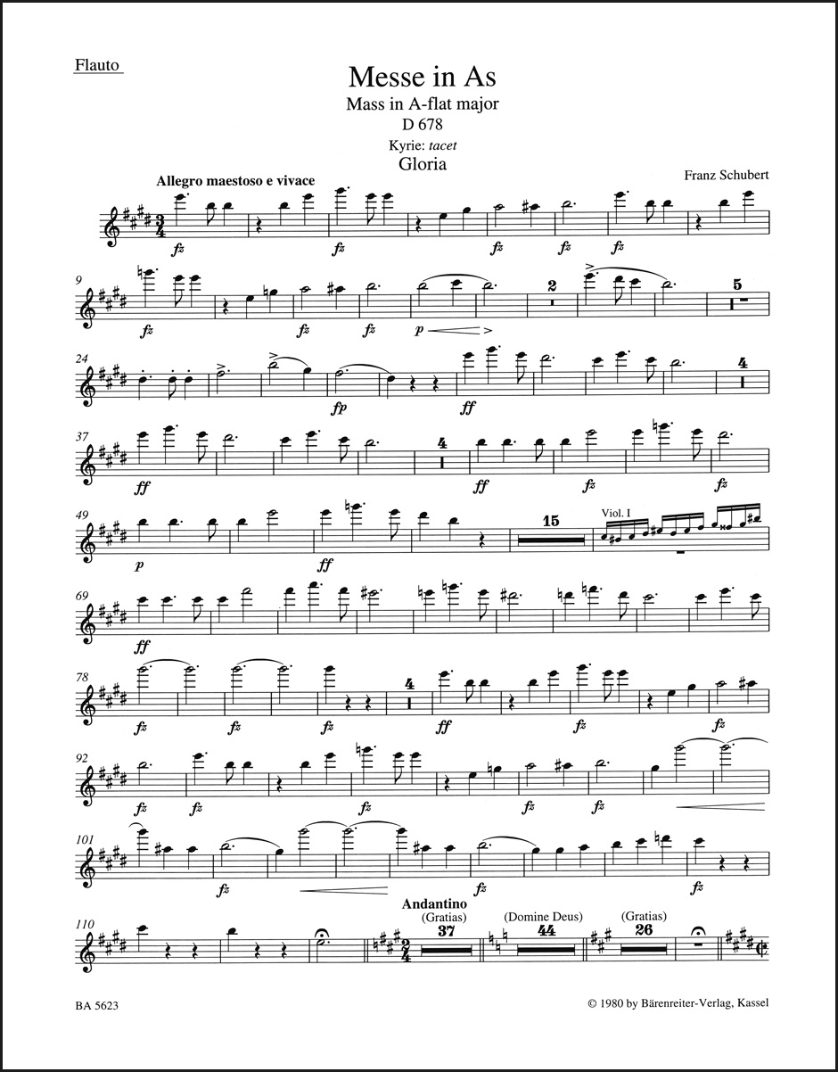 Mass in A-flat major D 678