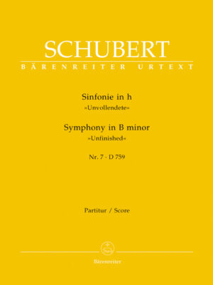 Symphony no. 7 in B minor D 759 "Unfinished"