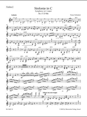 Symphony no. 8 in C major D 944 "The Great"