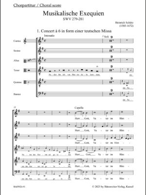 Musikalische Exequien SWV 279-281