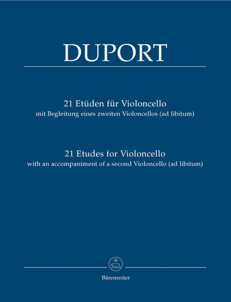 21 Etudes for Violoncello with an Accompaniment of a 2nd Violoncello (ad lib.) (BA06980)