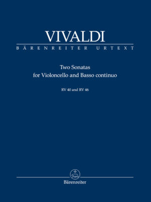 Two Sonatas for Violoncello and Basso contiuo RV 40, RV 46