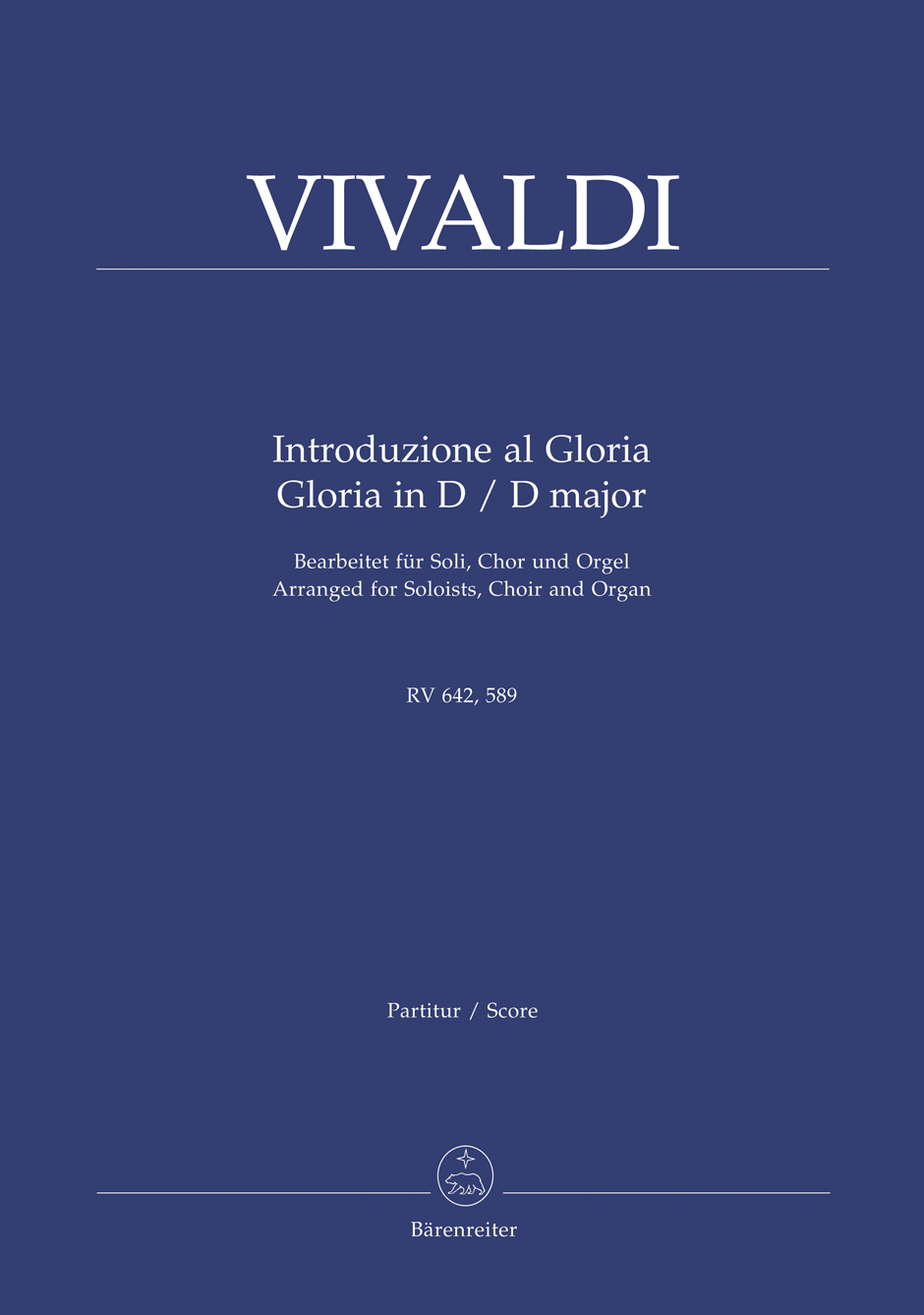 Introduzione al Gloria RV 642, Gloria in D major RV 589 (BA07515)