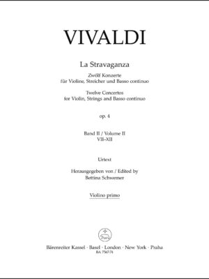 La Stravaganza for Violin, Strings and Basso continuo op. 4
