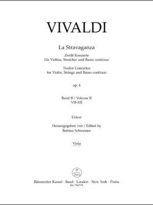 La Stravaganza for Violin, Strings and Basso continuo op. 4