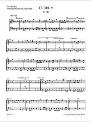 Te Deum in D major H 146