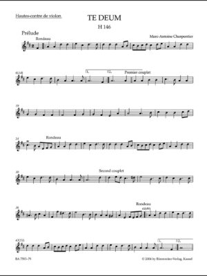 Te Deum in D major H 146