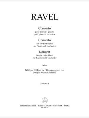Concerto for the Left Hand for Piano and Orchestra