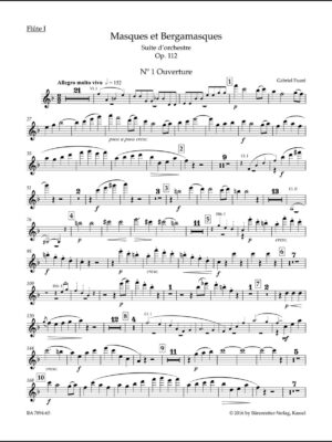 Masques et Bergamasques op. 112 N 185b