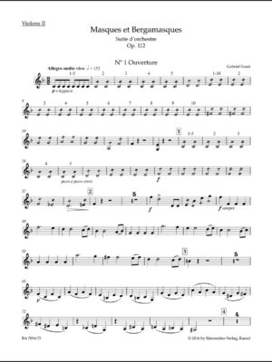 Masques et Bergamasques op. 112 N 185b
