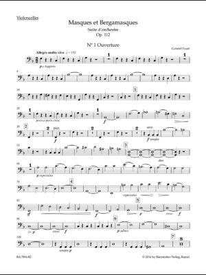 Masques et Bergamasques op. 112 N 185b