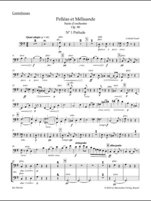 Pelléas et Mélisande op. 80 N 142b
