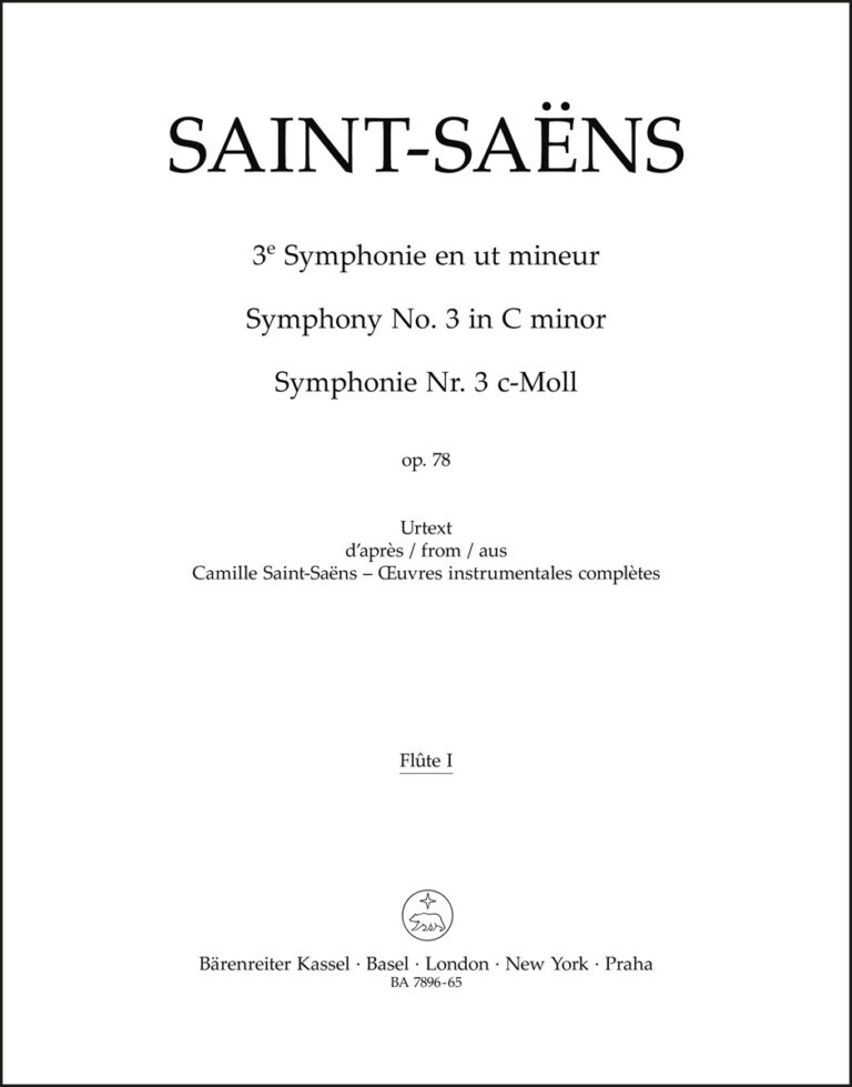 Symphony no. 3 in C minor op. 78