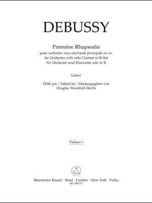 Première Rhapsodie for Orchestra with Solo Clarinet in B-flat