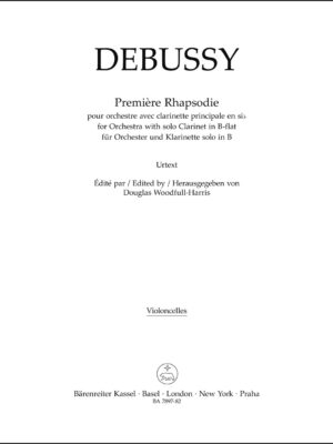 Première Rhapsodie for Orchestra with Solo Clarinet in B-flat