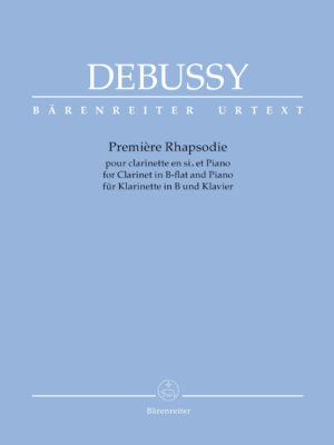 Première Rhapsodie for Clarinet in B-flat and Piano