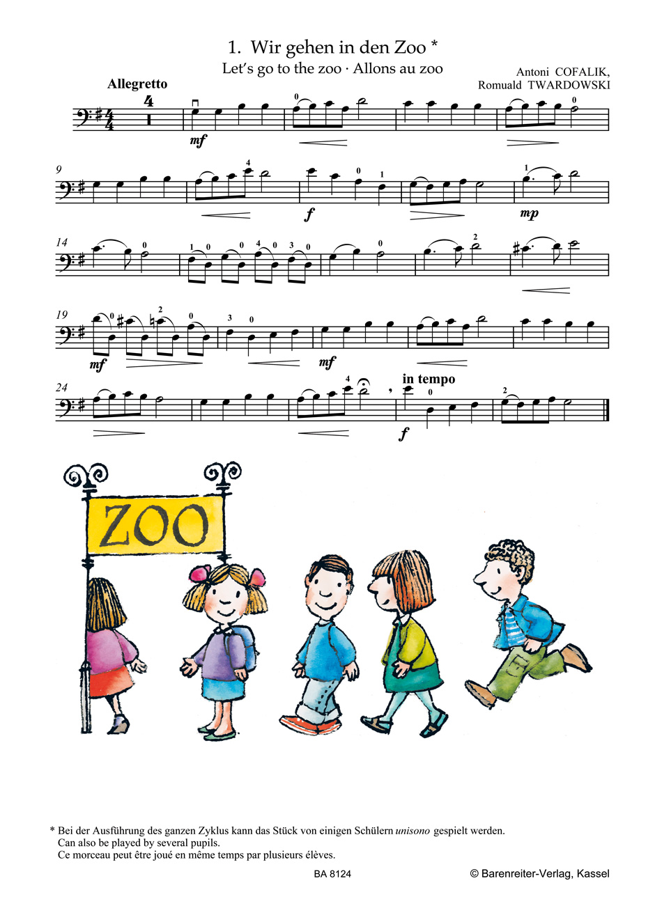 At the Zoo for Cello and Piano - Image 2