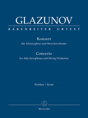 Concerto for Alto Saxophone and String Orchestra in E-flat major op. 109
