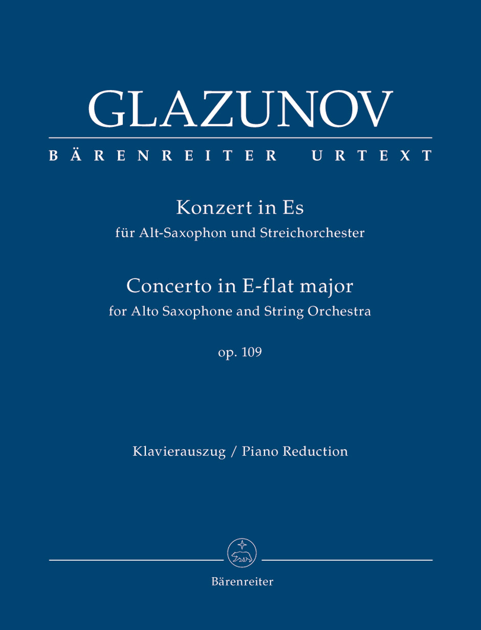 Concerto for Alto Saxophone und String Orchestra in E-flat major op. 109