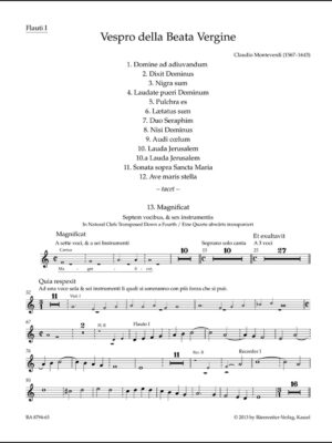 Vespro della Beata Vergine "Marienvesper"