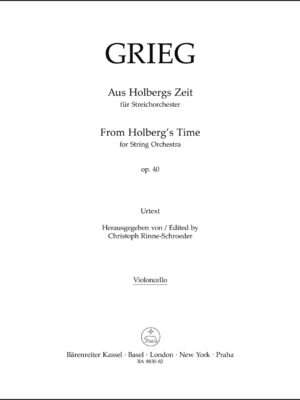 From Holbergs Time for String Orchestra op. 40