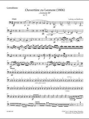 Leonore Overture for Orchestra no. 3 (1806)