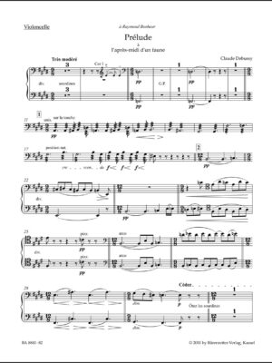 Prelude to the Afternoon of a Faun for Orchestra