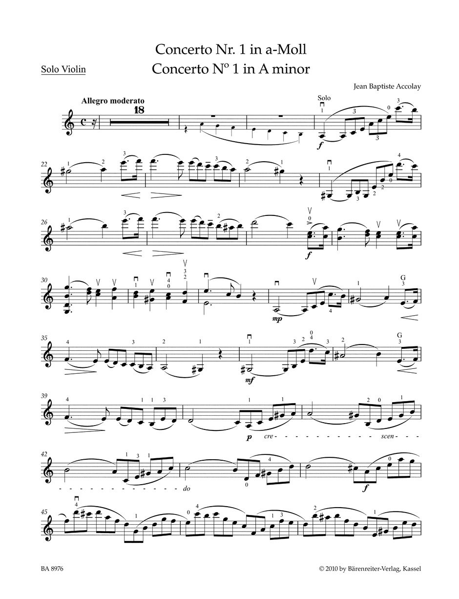 Concerto no. 1 in A minor - Image 2