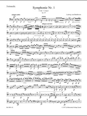 Symphony no. 1 in C major op. 21