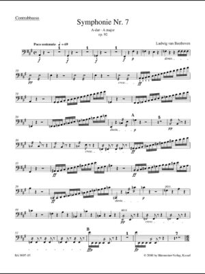Symphony no. 7 in A major op. 92