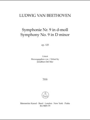 Symphony no. 9 in D minor op. 125