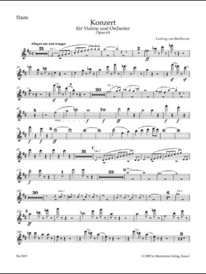 Concerto for Violin and Orchestra in D major op. 61