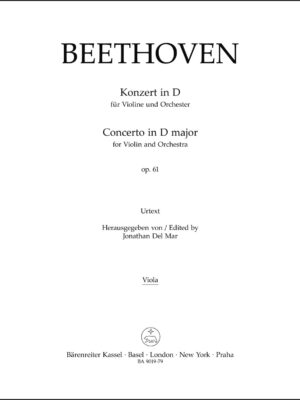 Concerto for Violin and Orchestra in D major op. 61