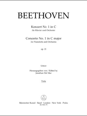 Concerto for Pianoforte and Orchestra no. 1 in C major op. 15