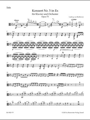 Concerto for Pianoforte and Orchestra no. 5 in E-flat major op. 73