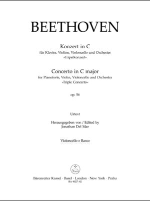 Concerto for Pianoforte, Violin, Violoncello and Orchestra in C major op. 56 "Triple Concerto"