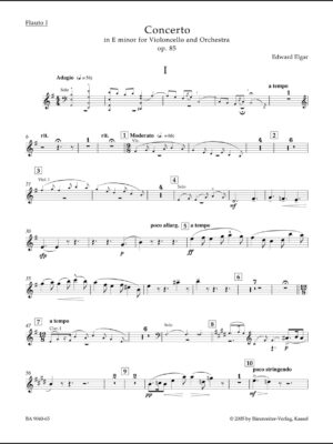 Concerto for Violoncello and Orchestra in E minor op. 85