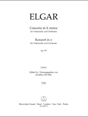 Concerto for Violoncello and Orchestra in E minor op. 85