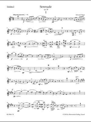 Serenade for Strings op. 20